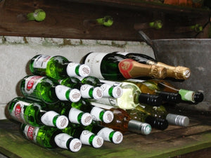 RakaStaka Wine Rack Chilling In A Winter Garden