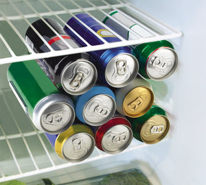 RakaStaka Cans - Space-Saving Beer and Soda Can Racks Ideal for in the Fridge (1 x Pack of 2) Supports 9+ Cans - As featured on Dragons' Den