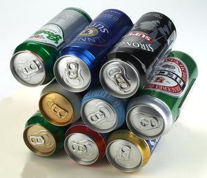 RakaStaka Cans - Space-Saving Beer and Soda Can Rack Ideal for in the Fridge (1 x Pack of 1) Supports 6+ Cans - As featured on Dragons' Den
