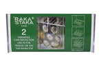 RakaStaka Cans - Space-Saving Beer and Soda Can Racks Ideal for in the Fridge (1 x Pack of 2) Supports 9+ Cans - As featured on Dragons' Den